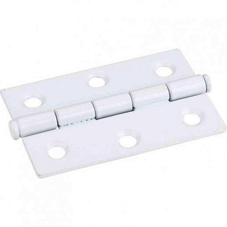 Hardware Resources 33528WH 33528 2-1/2" x 1-11/16" Single Full Swaged Butt Hinge White
