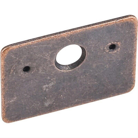 Hardware Resources 506S2 Bronze Strike Plate for Magnetic Catches Brown