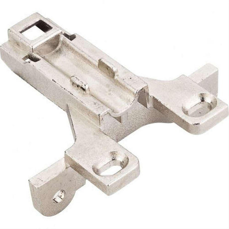 Hardware Resources 600.3459.65 Heavy Duty 3 mm Non-Cam Adjustable Zinc Die Cast Wrap Around Plate Polished Nickel