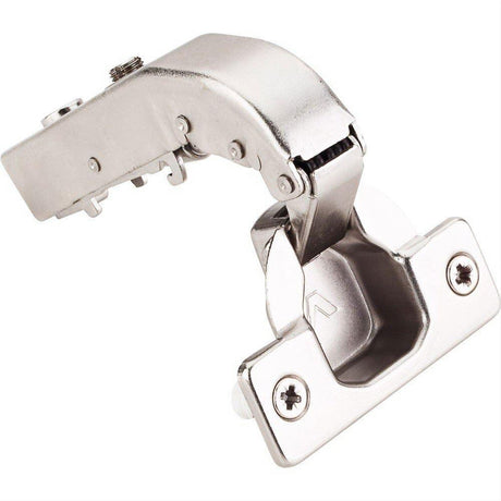 Hardware Resources 700.0N24.05 90 Degree 0 mm Crank Cam Adjustable Heavy Duty Soft-close Hinge with Press-in 8 mm Dowels Polished Nickel