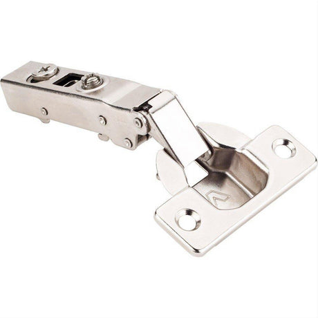 Hardware Resources 700.0U85.05 125 Degree 0 mm Crank Cam Adjustable Heavy Duty Soft-close Hinge without Dowels Polished Nickel