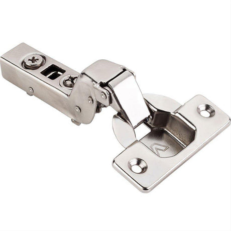 Hardware Resources 725.0537.25 110 Degree 15 mm Crank Cam Adjustable Heavy Duty Hinge without Dowels Polished Nickel