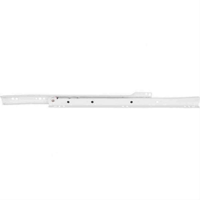 Hardware Resources 9476CR 18-3/4" (476 mm) Cream White Bulk Pack Self-Closing Double Captive Slide Cabinet Right