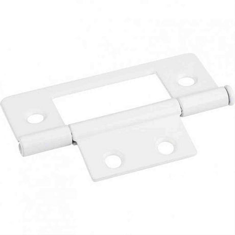 Hardware Resources 9500BWH 9500 3" Loose Pin Non-Mortise Hinge 4 Hole Bright White