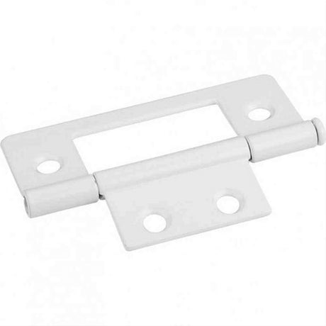 Hardware Resources 9500WH-D 9500 3" Loose Pin Non-Mortise Hinge 4 Hole Dull White