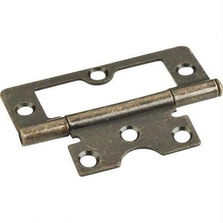 Hardware Resources 9802AB 3" Swaged Loose Pin Non-Mortise Hinge with 6 Holes Brushed Antique Brass
