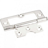 Hardware Resources 9802BN 3" Swaged Loose Pin Non-Mortise Hinge with 6 Holes Black Nickel