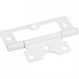 Hardware Resources 9802BWH 3" Swaged Loose Pin Non-Mortise Hinge with 6 Holes Bright White