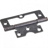 Hardware Resources 9802DACM 3" Swaged Loose Pin Non-Mortise Hinge with 6 Holes Dark Antique Copper Machined
