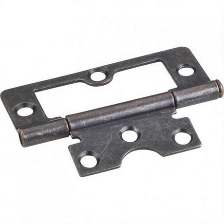 Hardware Resources 9802DACM 3" Swaged Loose Pin Non-Mortise Hinge with 6 Holes Dark Antique Copper Machined