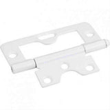 Hardware Resources 9805BWH 3" Swaged Loose Pin Non-Mortise Hinge with 1 Slot Bright White