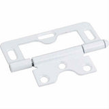 Hardware Resources-9806 3" Loose Pin Non Mortise Hinge with 3 Slots 9806WH White
