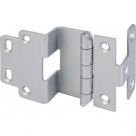 Hardware Resources HR0076 Dull Nickel Non-Mortise Institutional 5-Knuckle Cabinet Hinge