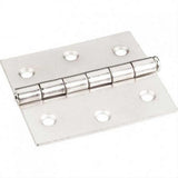 Hardware Resources OL33550BN 3" x 2-3/4" Single Full Swaged Butt Hinge Bright Nickel