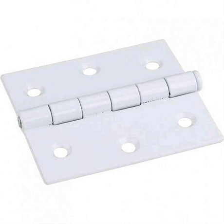Hardware Resources OL33550WH 3" x 2-3/4" Single Full Swaged Butt Hinge White