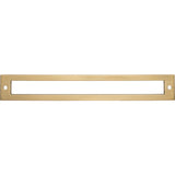 Top Knobs TK927HB Hollin 7 9/16" Center to Center Pull Backplate Honey Bronze
