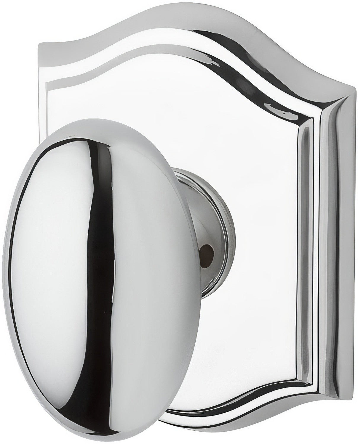Baldwin HDELLTAR260 polished chrome dummy door knob