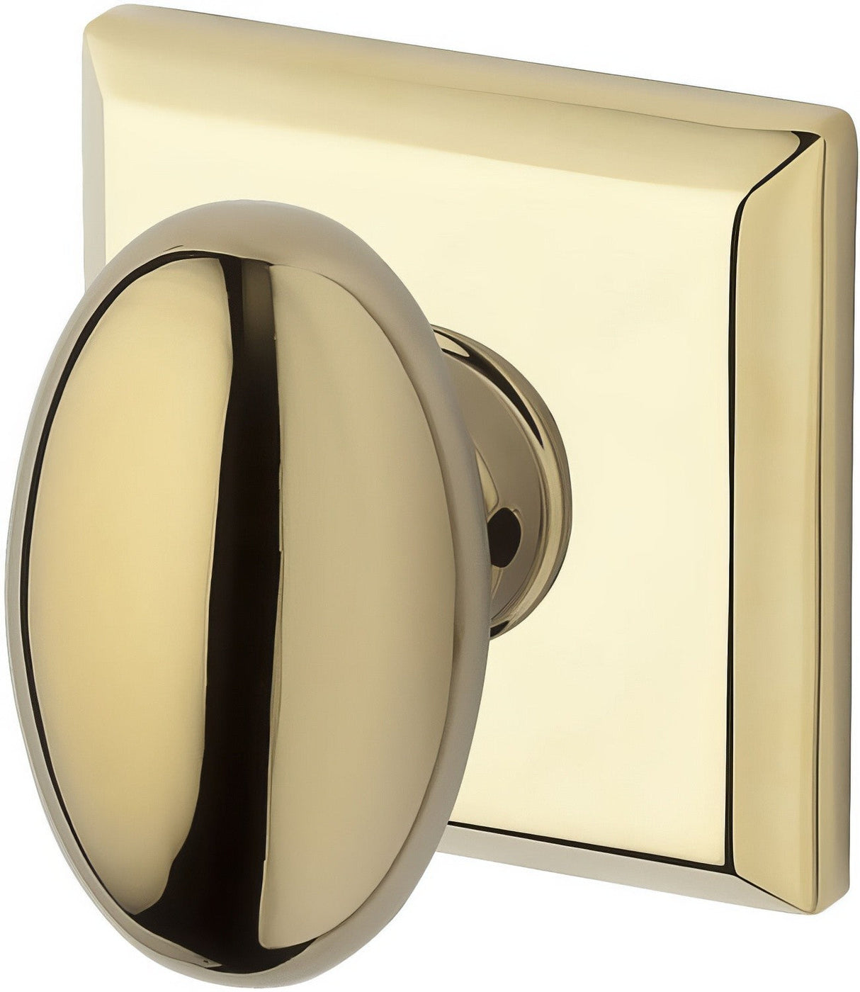 Baldwin HDELLTSR003 polished brass dummy door knob
