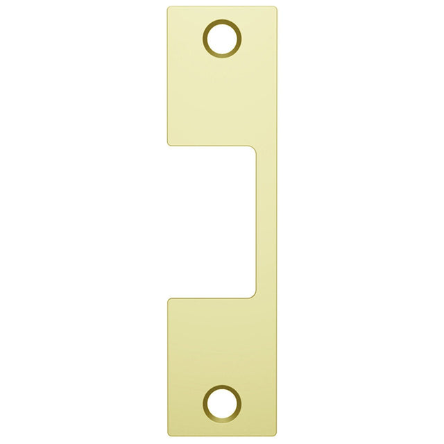 HES J-605 J Faceplate Bright Polished Brass