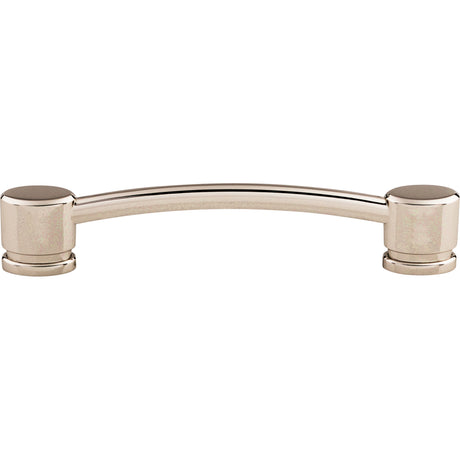 Top Knobs TK64PN Oval Thin 5" Center to Center Bar Pull Polished Nickel