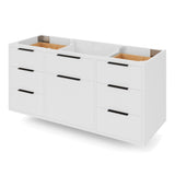 Jeffrey Alexander Gardner 49" White Single Sink Bathroom Vanity with White Resin Top - Single-Hole Faucet Top - VKGAR48WHWDWHRE product image 3