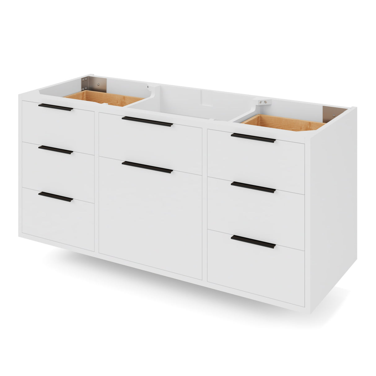Jeffrey Alexander Gardner 49" White Single Sink Bathroom Vanity with White Resin Top - Single-Hole Faucet Top - VKGAR48WHRE product image 3