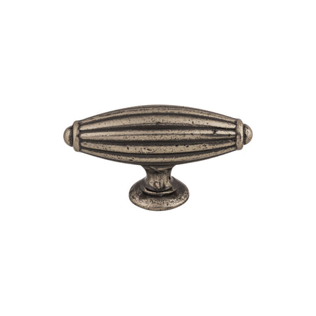 Top Knobs M153 Tuscany 2 7/8" Length Bar Knob Pewter Antique