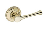 Copper Creek HL2290PB polished brass single dummy door lever