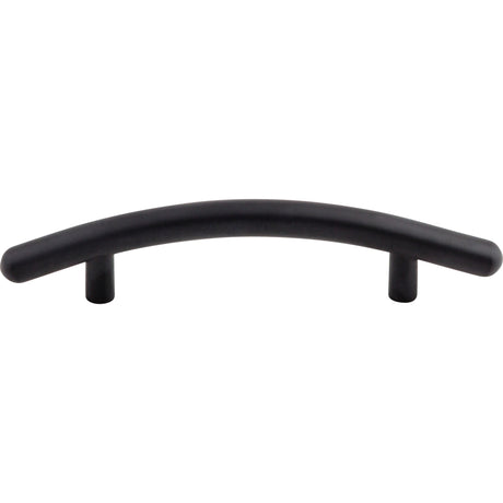 Top Knobs M535 Curved 3 3/4" Center to Center Bar Pull Flat Black