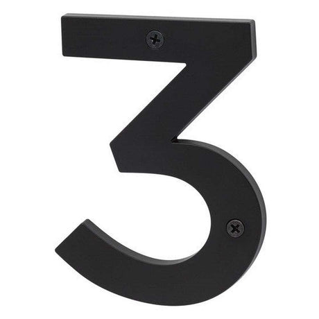 Sure-Loc HN5-3 FBL flat black house number