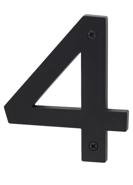 Sure-Loc HN5-4 FBL flat black house number
