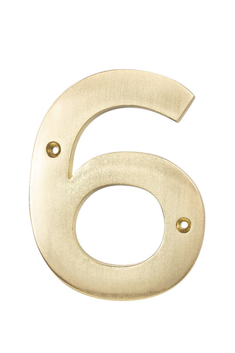 Sure-Loc HN5-6 SB satin brass house number