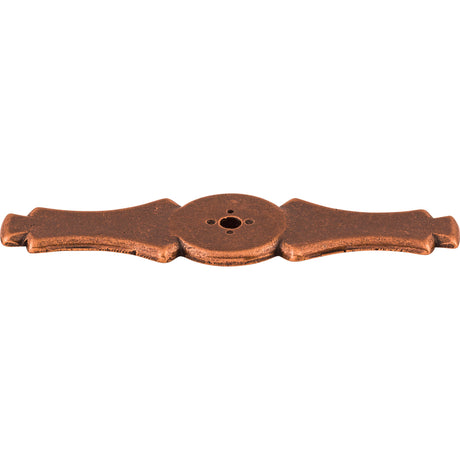 Top Knobs M224 Celtic Backplate Knob Backplate Old English Copper