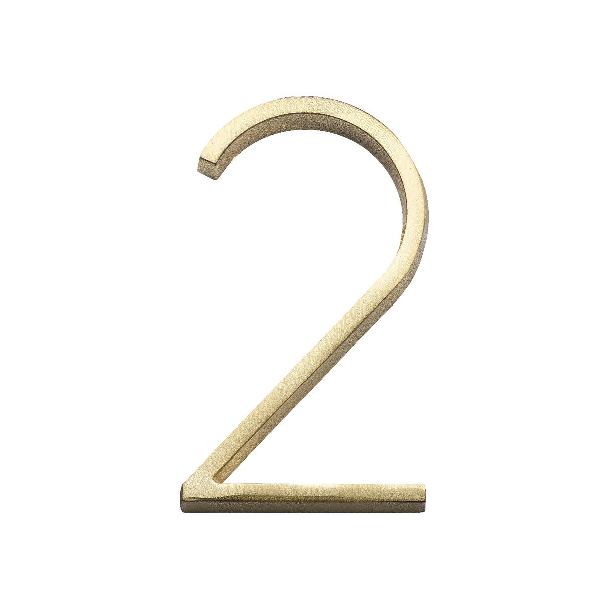 Sure-Loc HNF5-2 SB satin brass house number