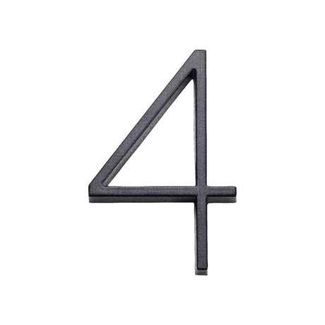 Sure-Loc HNF5-4 FBL flat black house number