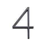 Sure-Loc HNF5-4 FBL flat black house number