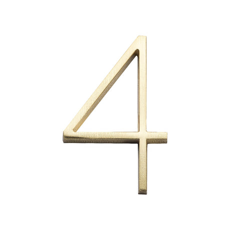Sure-Loc HNF5-4 SB satin brass house number