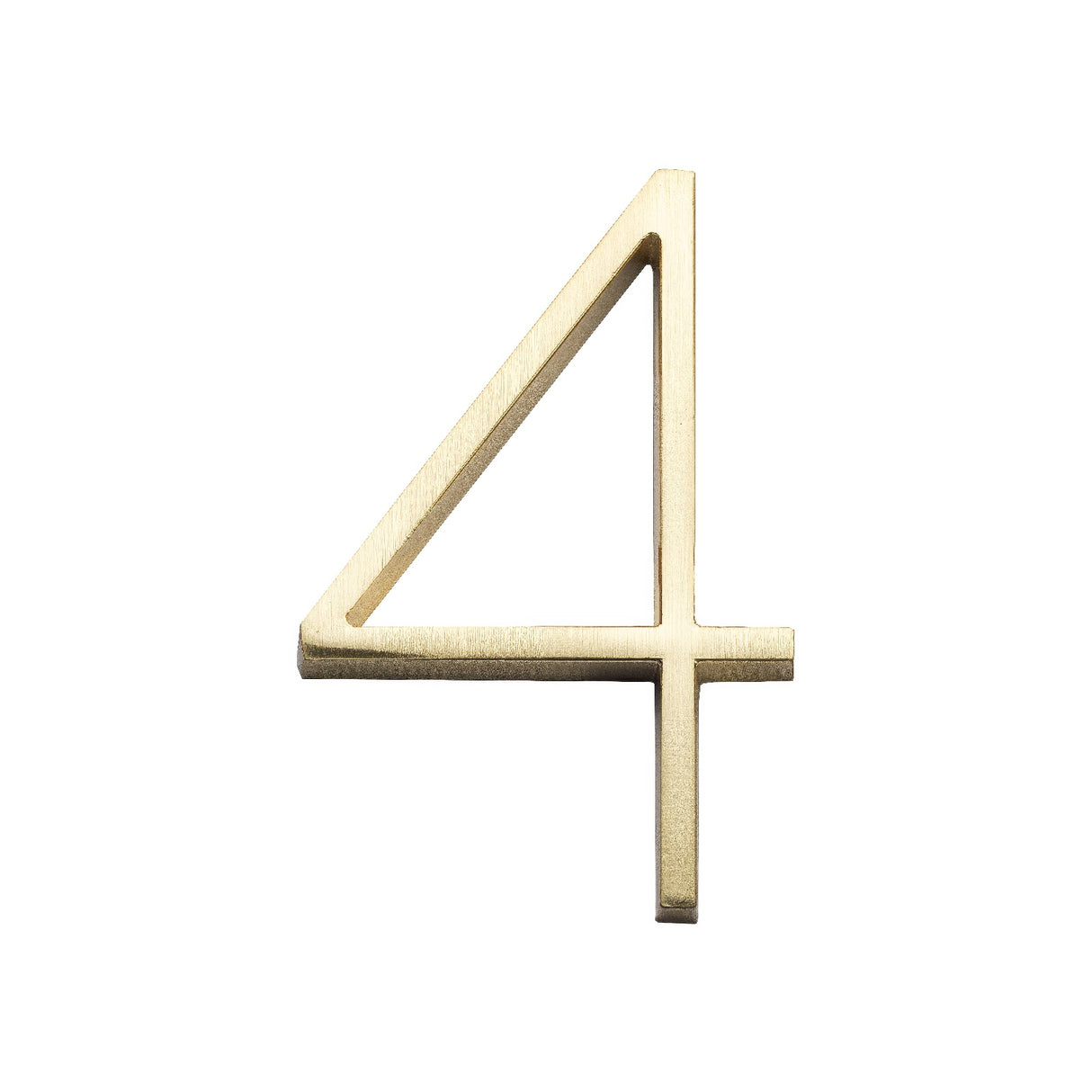 Sure-Loc HNF5-4 SB satin brass house number