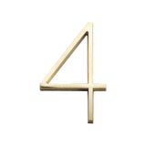 Sure-Loc HNF5-4 SB satin brass house number