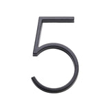 Sure-Loc HNF5-5 FBL flat black house number