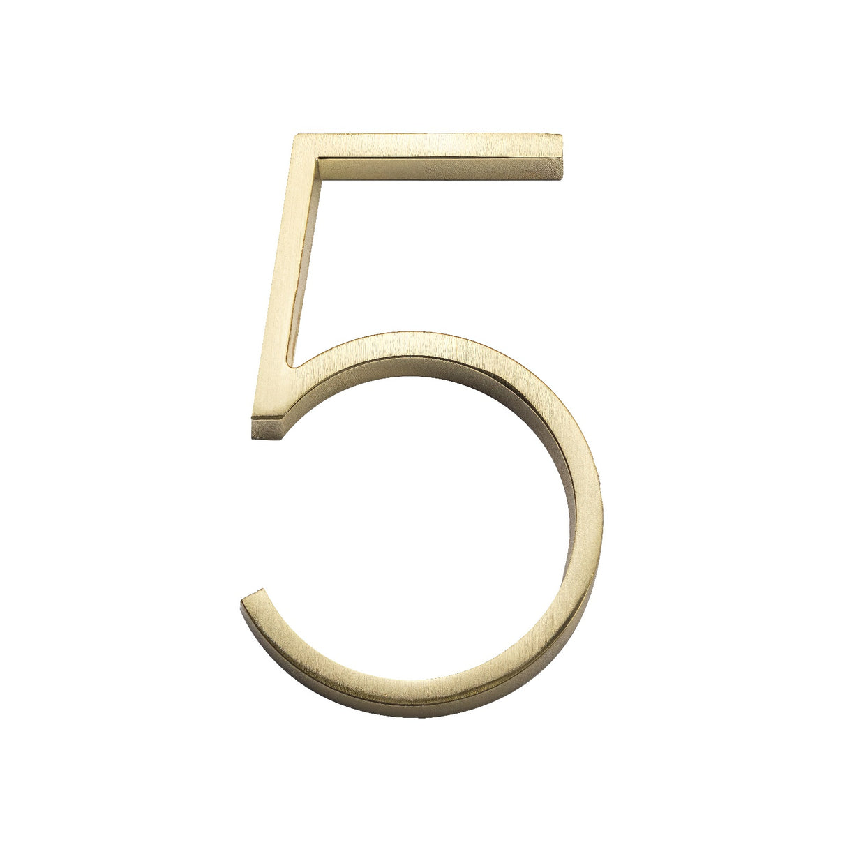 Sure-Loc HNF5-5 SB satin brass house number