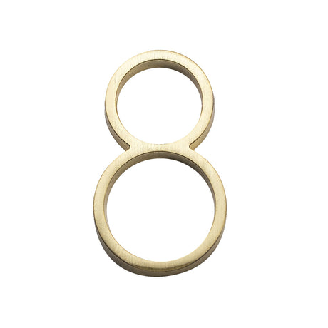Sure-Loc HNF5-8 SB satin brass house number
