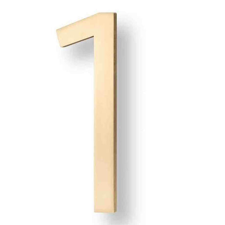 Sure-Loc HNF6-1 SB satin brass house number