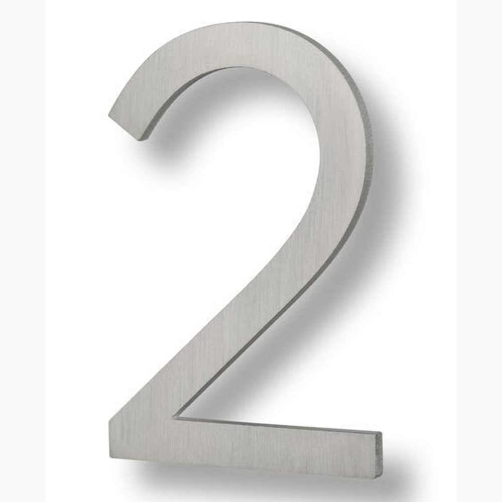 Sure-Loc HNF6-2 BA brushed aluminum house number