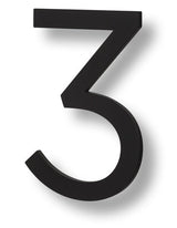 Sure-Loc HNF6-3 FBL flat black house number