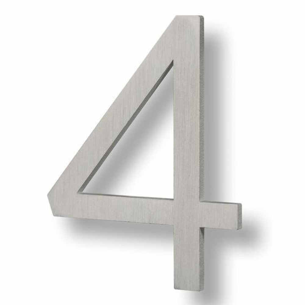 Sure-Loc HNF6-4 BA brushed aluminum house number
