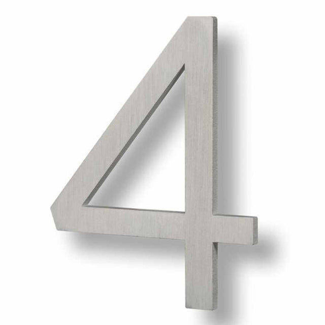 Sure-Loc HNF6-4 BA brushed aluminum house number
