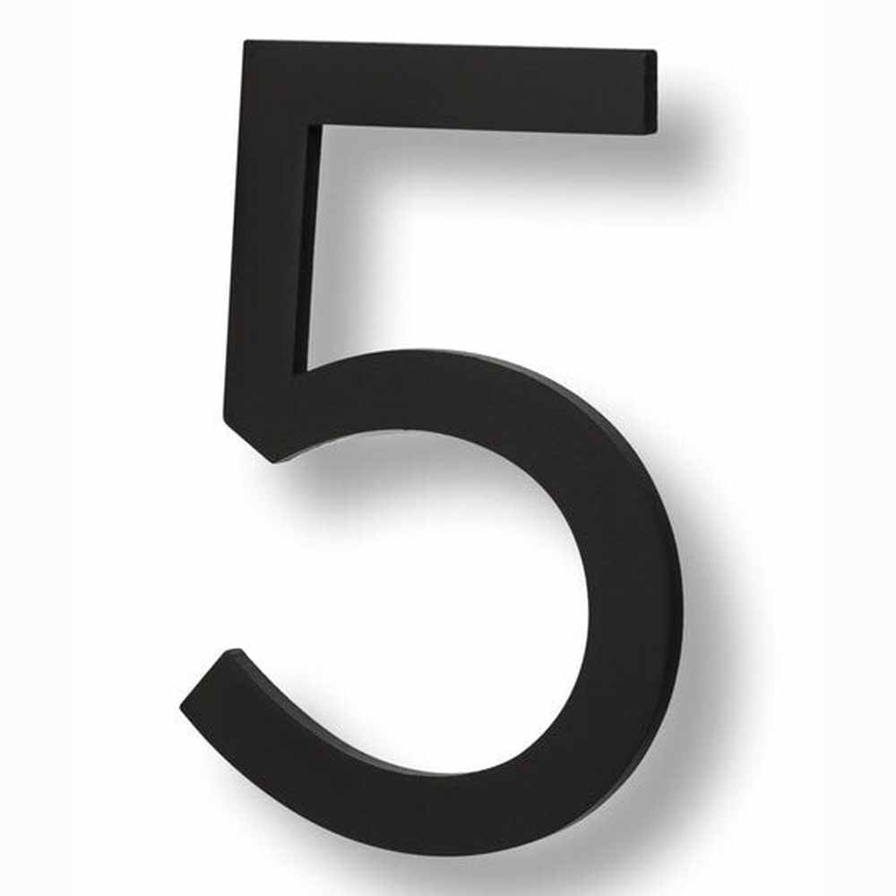 Sure-Loc HNF6-5 FBL flat black house number