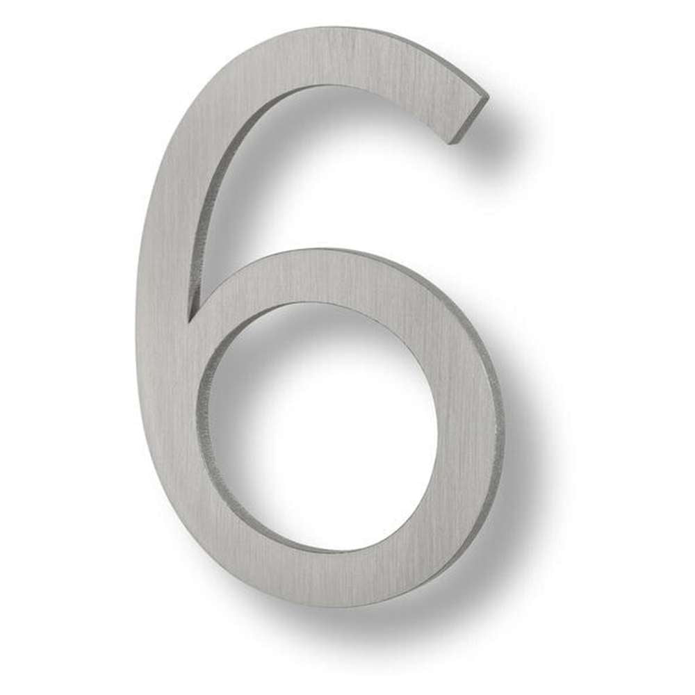 Sure-Loc HNF6-6 BA brushed aluminum house number