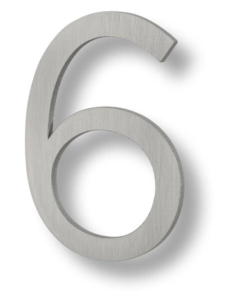 Sure-Loc HNF6-6 BA brushed aluminum house number